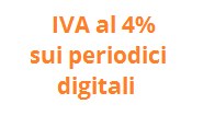 Iva al 4% sui Periodici on line!