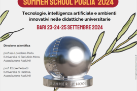 Summer School Puglia: l’Intelligenza Artificiale nella Didattica